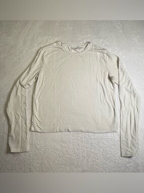 Babaton Long Sleeve Crew Tee - White